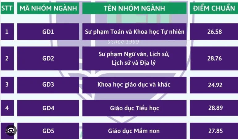 Ngành giáo dục tiểu học hiện nay chủ yếu xét tuyển theo phương thức học bạ.